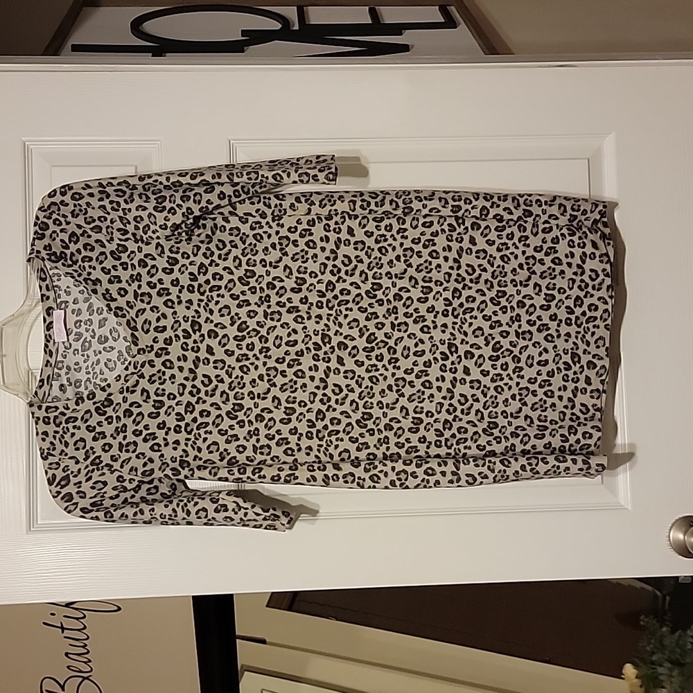 Pink Lily Lepoard Dress size S